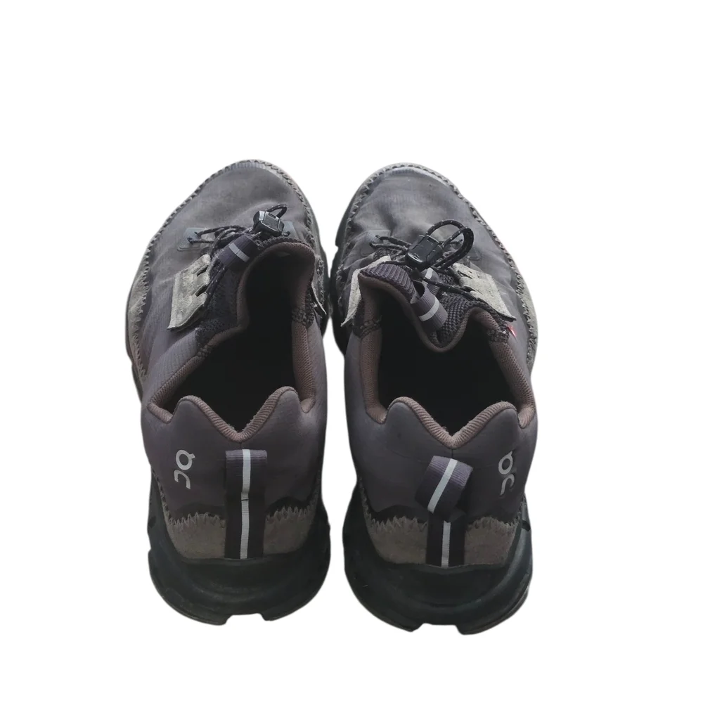 On Running Men's Athletic Sneaker Shoes - Black and Gray Size 12